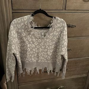 Rue 21 distressed sweater